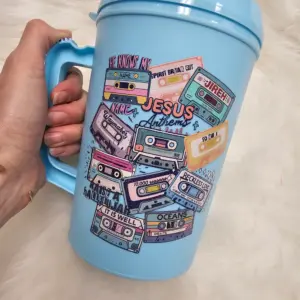Jesus Anthems Cassette Tape HIP SIPS Mega Mug 34oz