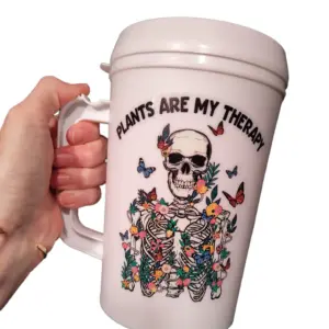 Plants Are My Therapy HIP SIPS Mega Mug 34oz