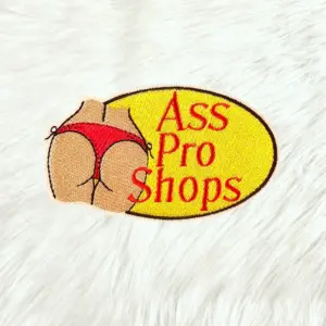 As* Pro Shops Embroidery Iron On Patch